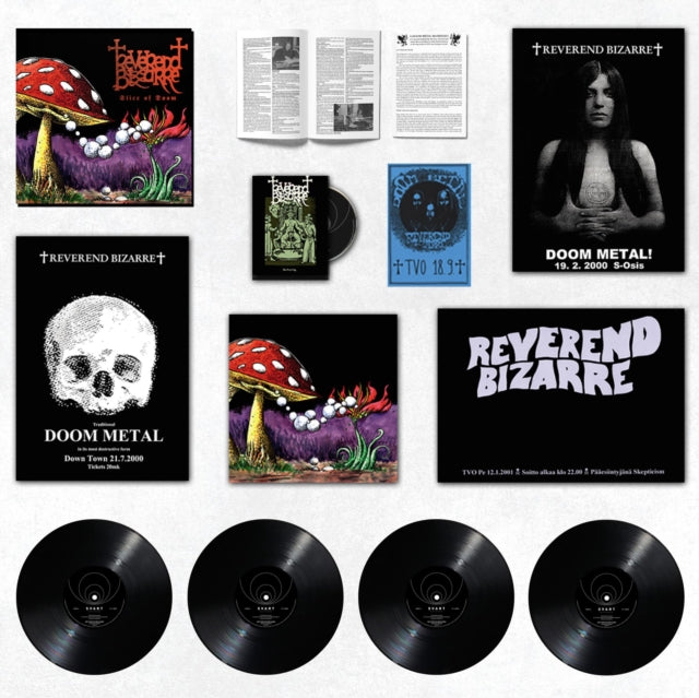 REVEREND BIZARRE | SLICE OF DOOM (4LP/DVD) | VINYL RECORD (LP)