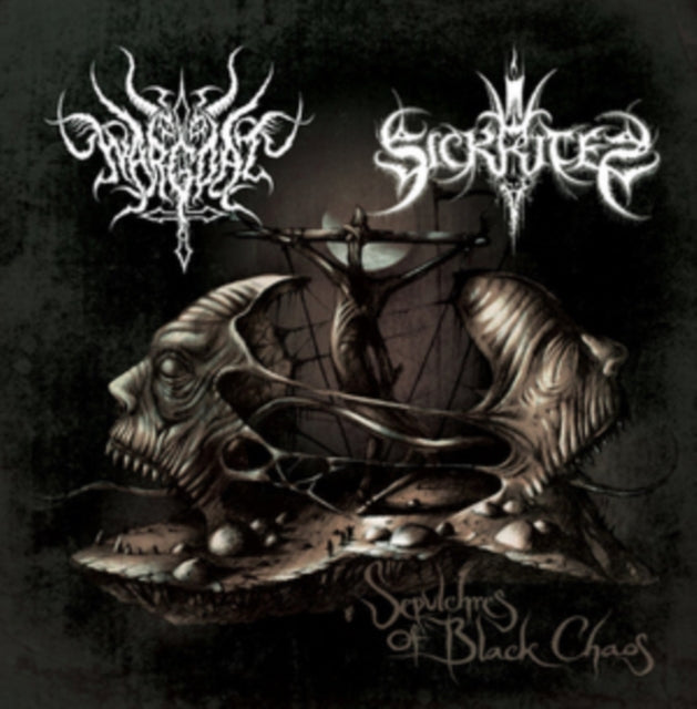 SICKRITES / WARGOAT | SEPULCHRES OF BLACK CHAOS | 7IN VINYL