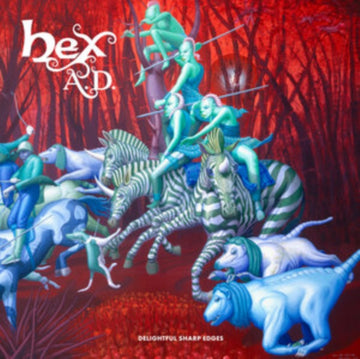 HEX A.D. | DELIGHTFUL SHARP EDGES (RED VINYL/2LP) | VINYL RECORD (LP)