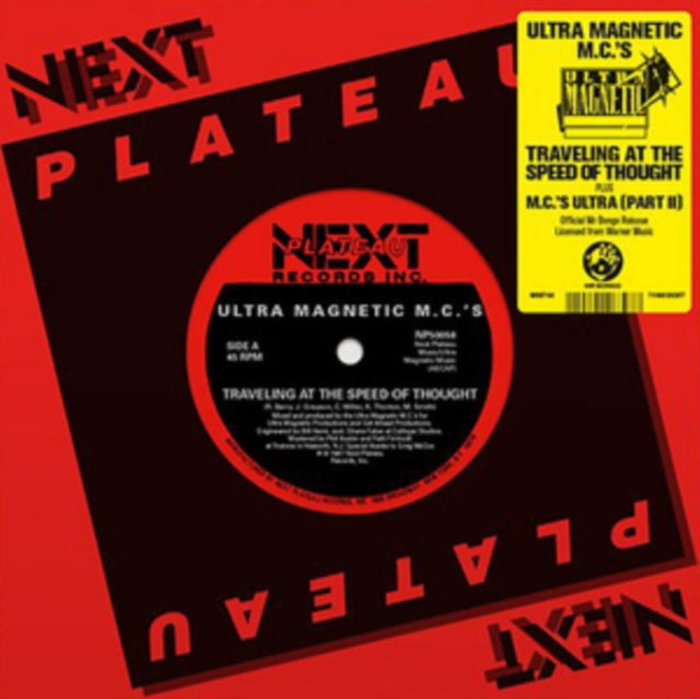 ULTRAMAGNETIC MCâ€™S | TRAVELLING AT THE SPEED OF THOUGHT | 7IN VINYL