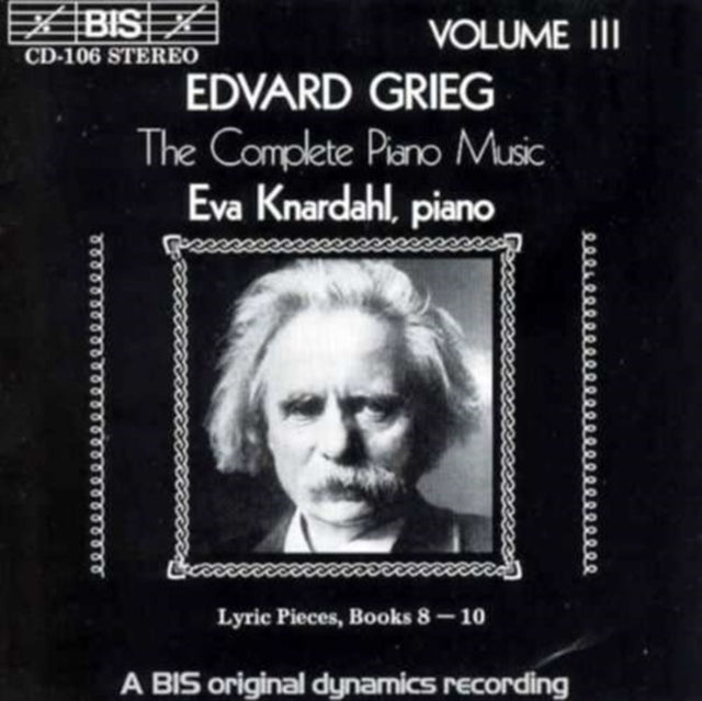 GRIEG, EDVARD | V 3: COMPLETE PIANO MUSIC | CD