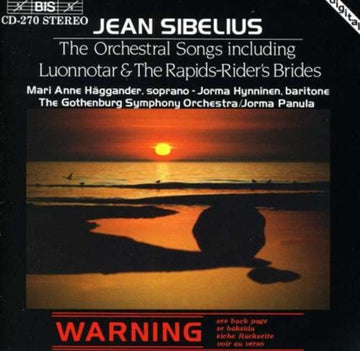 SIBELIUS, JEAN | ORCHESTRAL SONGS | CD