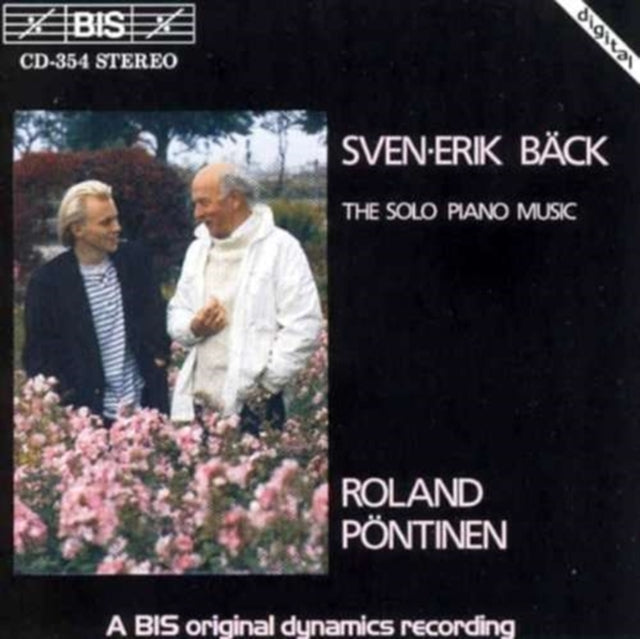 BACK, SVEN-ERIK | BACK SOLO PIANO MUSIC | CD