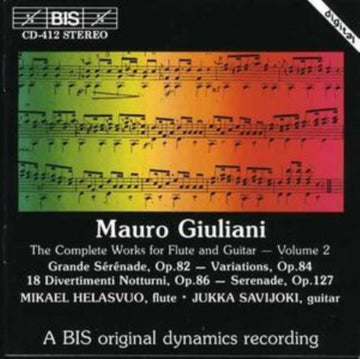 GIULIANI, MAURO | V 2: COMPLETE WORKS FOR FLUTE | CD