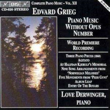 GRIEG, EDVARD | PIANO MUSIC WITHOUT OPUS NUMBE | CD