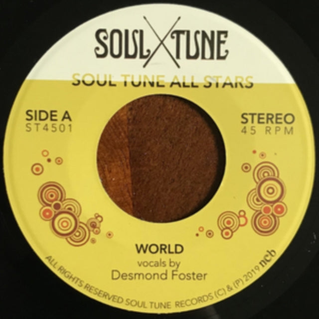 SOUL TUNE ALLSTARS | WORLD B/W NATURAL FEELING | 7IN VINYL