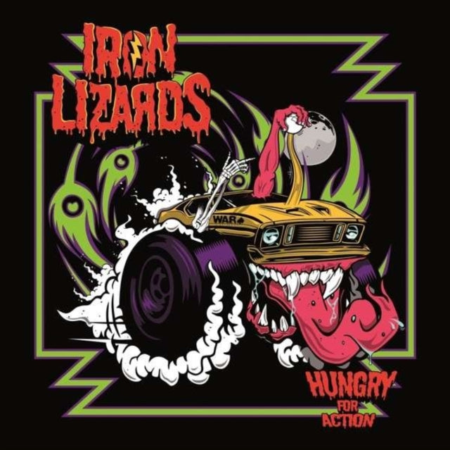 IRON LIZARDS | HUNGRY FOR ACTION (RED VINYL) | VINYL RECORD (LP)