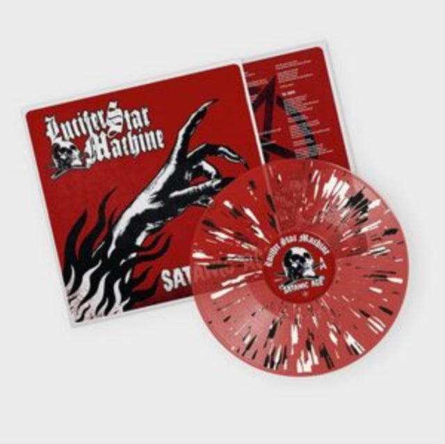 LUCIFER STAR MACHINE | SATANIC AGE (RED SPLATTER VINYL) | VINYL RECORD (LP)
