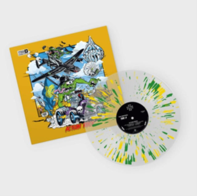 DRIPPERS | ACTION ROCK (CLEAR YELLOW/GREEN SPLATTER VINYL) | VINYL RECORD (LP)