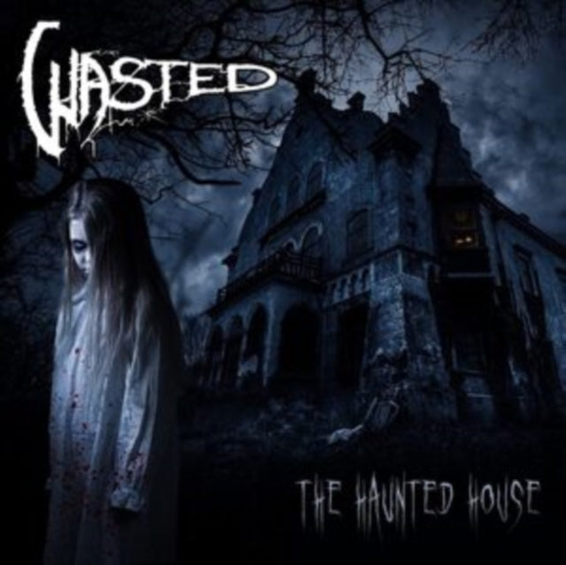 WASTED | HAUNTED HOUSE (RED/WHITE SPLATTER VINYL) | VINYL RECORD (LP)