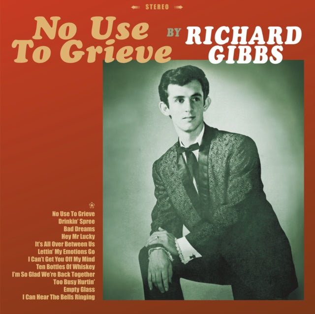 GIBBS, RICHARD | NO USE TO GRIEVE (RED VINYL) | VINYL RECORD (LP)