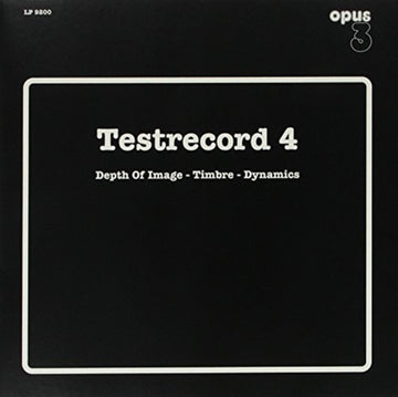 VARIOUS ARTISTS | TESTRECORD 4: DEPTH OF IMAGE | VINYL RECORD (LP)