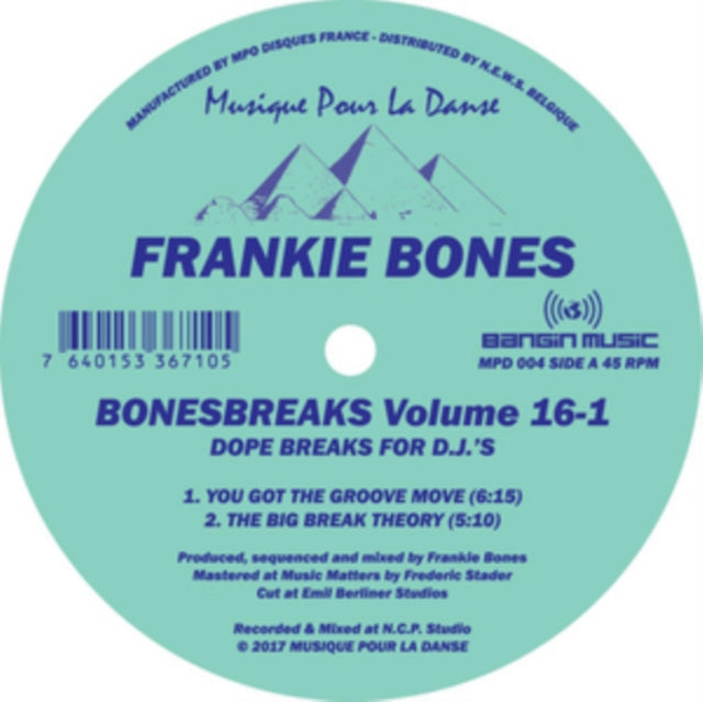 FRANKIE BONES | BONESBREAKS VOL.16-1 | 12IN VINYL
