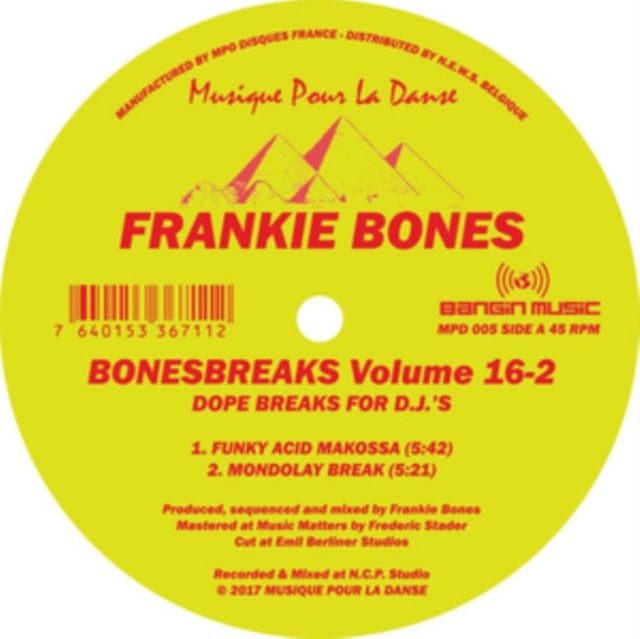 FRANKIE BONES | BONESBREAKS VOL.16-2 | 12IN VINYL
