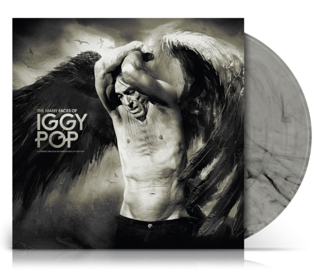 IGGY POP | MANY FACES OF IGGY POP (LIMITED TRANSPARENT/BLACK MARBLE VINYL) | VINYL RECORD (LP)