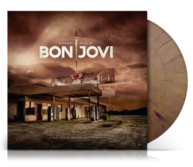 BON JOVI | MANY FACES OF BON JOVI (LIMITED GOLD/BLACK SPLATTER VINYL) | VINYL RECORD (LP)