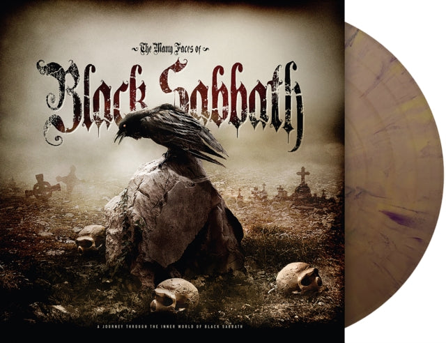 BLACK SABBATH | MANY FACES OF BLACK SABBATH (LIMITED GOLD/BLACK SPLATTER VINYL) | VINYL RECORD (LP)
