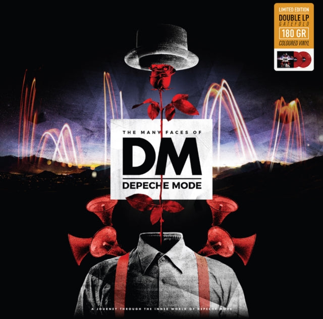 DEPECHE MODE | MANY FACES OF DEPECHE MODE (LIMITED TRANSPARENT RED VINYL) | VINYL RECORD (LP)