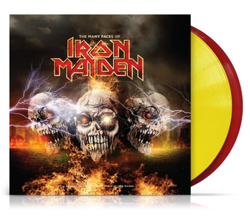 IRON MAIDEN/MANY FACES OF IRON MAIDEN (2LP/YELLOW/RED TRANSPARANT VINYL/GATEFOLD/LIMITED/IMPORT) | VINYL RECORD (LP)