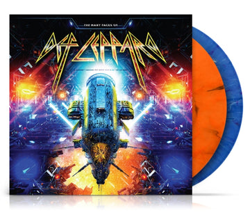 MANY FACES OF DEF LEPPARD (2LP/TRANSPARANT ORANGE & BLUE VINYL) | VINYL RECORD (LP)
