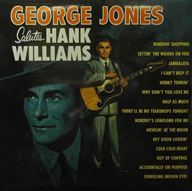 JONES, GEORGE | SALUTES HANK WILLIAMS | VINYL RECORD (LP)