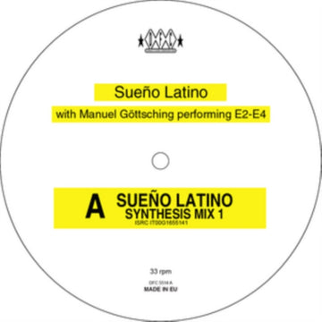 SUENO LATINO WITH MANUEL GOTTSCHING PERFORMING E2-E4 | SUENO LATINO (SYNTHESIS MIX) | 12IN VINYL