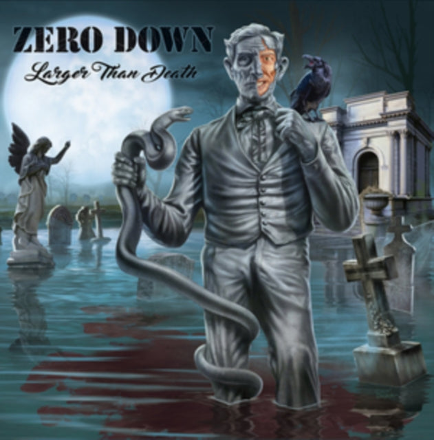 ZERO DOWN | LARGER THAN DEATH | VINYL RECORD (LP)