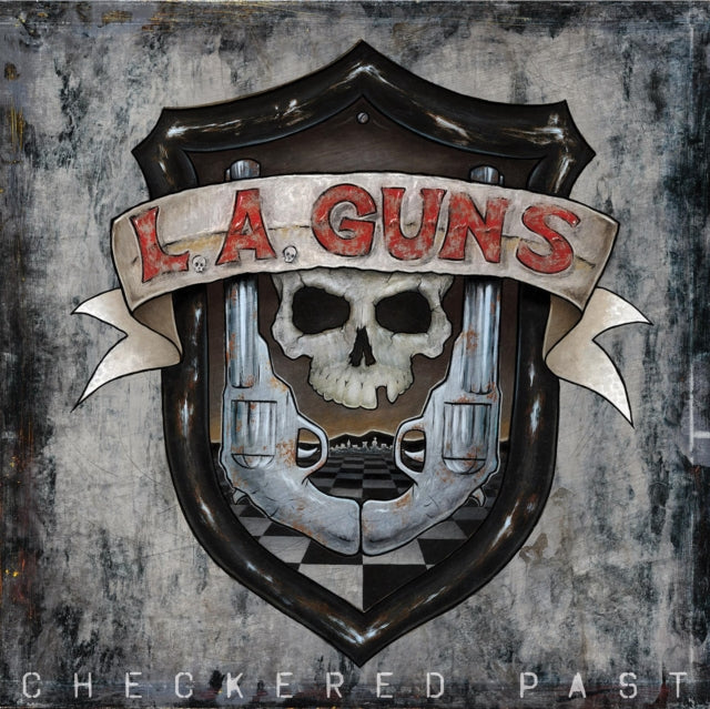 LA GUNS | CHECKERED PAST (MARBLE VINYL) | VINYL RECORD (LP)