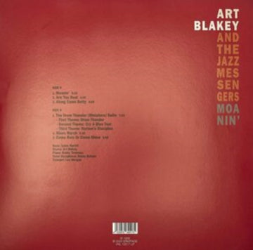 MOANIN' (180G) | VINYL RECORD (LP)