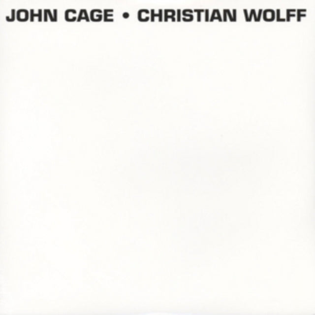 CAGE, JOHN / WOLFF, CHRISTIAN | JOHN CAGE & CHRISTIAN WOLFF | VINYL RECORD (LP)