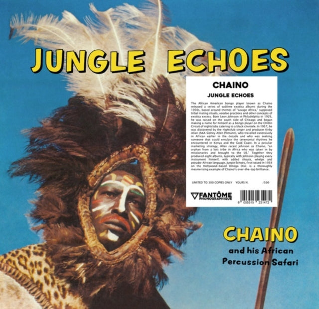 CHAINO & HIS AFRICAN PERCUSSION SAFARI | JUNGLE ECHOES | VINYL RECORD (LP)