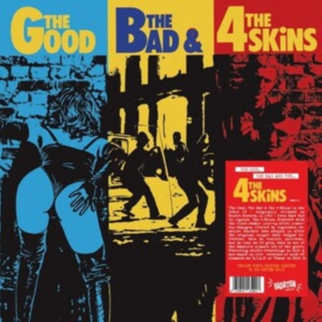 4 SKINS | GOOD, THE BAD & THE 4 SKIN (YELLOW VINYL) | VINYL RECORD (LP)