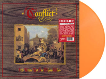 CONFLICT | IT'S TIME TO SEE WHO'S WHO (ORANGE VINYL) | VINYL RECORD (LP)