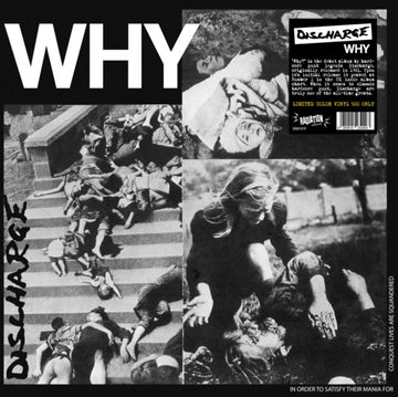 DISCHARGE | WHY (RED VINYL) | VINYL RECORD (LP)