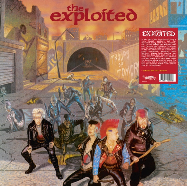 EXPLOITED | TROOPS OF TOMORROW (RED VINYL) | VINYL RECORD (LP)