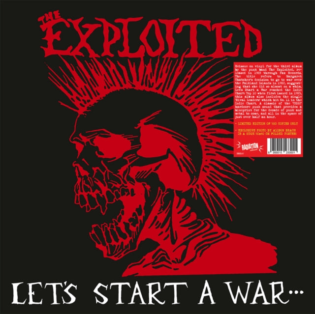 EXPLOITED | LET'S START A WAR... ...SAID MAGGIE ONE DAY | VINYL RECORD (LP)