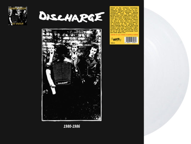 DISCHARGE | 1980-1986 (WHITE VINYL) | VINYL RECORD (LP)