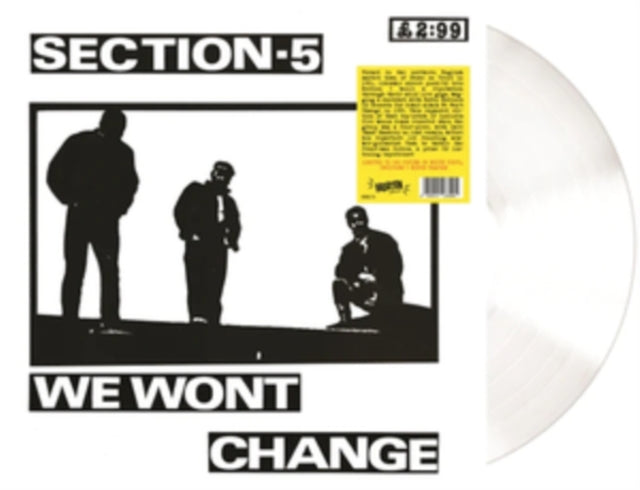 SECTION 5 | WE WON'T CHANGE (WHITE VINYL) | VINYL RECORD (LP)