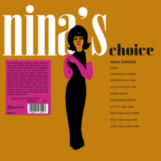 SIMONE, NINA | NINA'S CHOICE | VINYL RECORD (LP)
