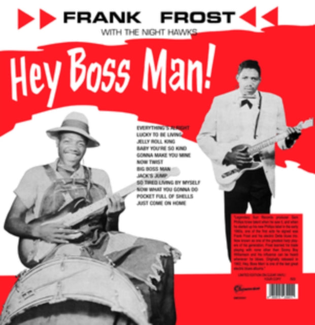 FROST, FRANK WITH THE NIGHT HAWKS | HEY BOSS MAN! | VINYL RECORD (LP)
