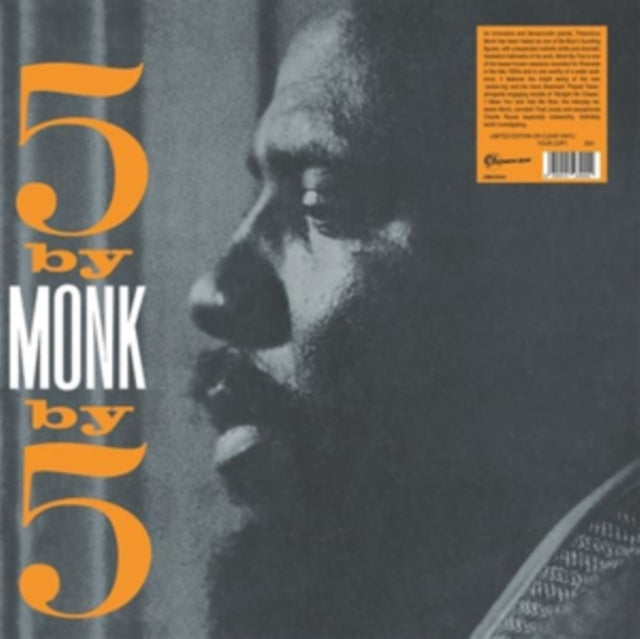 THELONIOUS MONK QUINTET | 5 BY MONK BY 5 (CLEAR VINYL) | VINYL RECORD (LP)