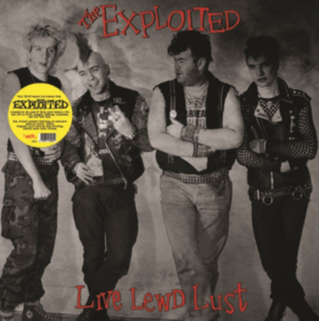 EXPLOITED | LIVE LEWD LUST | VINYL RECORD (LP)