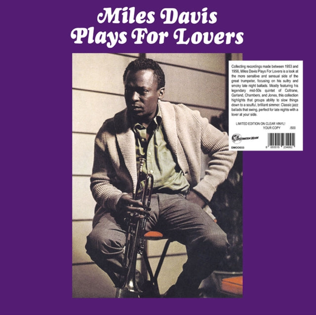 DAVIS, MILES | PLAYS FOR LOVERS | VINYL RECORD (LP)
