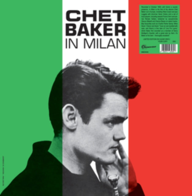 BAKER, CHET | IN MILAN (CLEAR VINYL) | VINYL RECORD (LP)