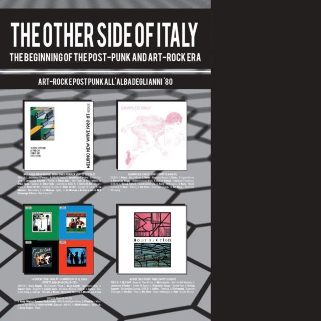 VARIOUS ARTISTS | OTHER SIDE OF ITALY: THE BEGINNING OF THE POST-PUNK AND ART-ROCK ERA (4LP/CD BOX) | VINYL RECORD (LP)
