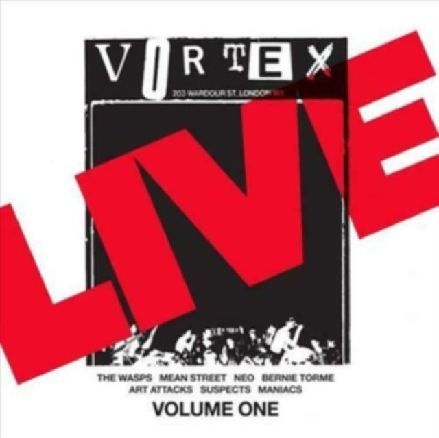 VARIOUS ARTISTS | LIVE AT THE VORTEX | VINYL RECORD (LP)