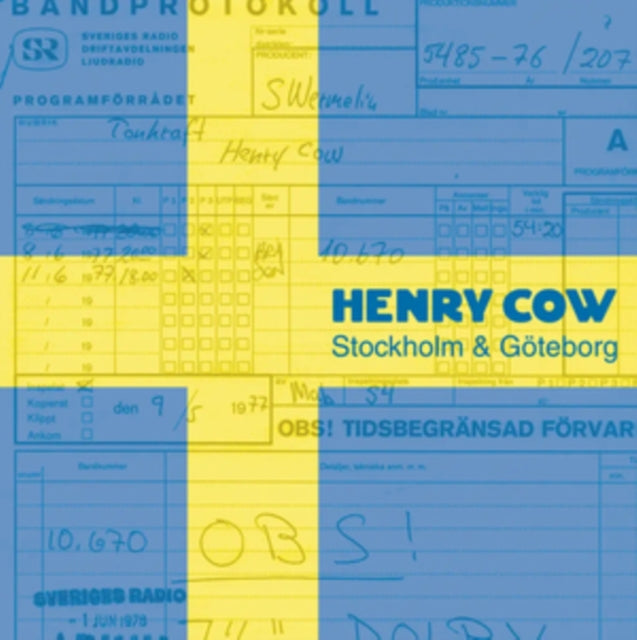 HENRY COW | STOCKHOLM & GOTEBORG (2LP) | VINYL RECORD (LP)