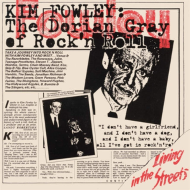 FOWLEY, KIM | LIVING IN THE STREETS | VINYL RECORD (LP)