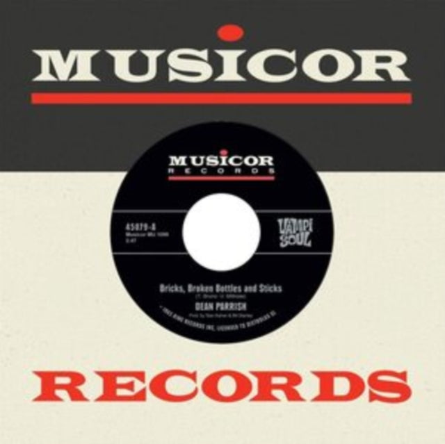 PARRISH, DEAN; PORGY & THE MONARCHS | BRICKS, BROKEN BOTTLES & STICKS / MY HEART CRIES FOR YOU | 7IN VINYL