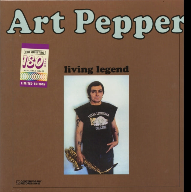 PEPPER, ART | LIVING LEGEND | VINYL RECORD (LP)